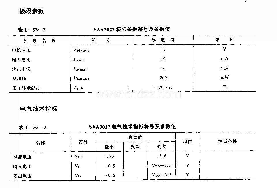 SAA3027(通用)红外线遥控发射电路