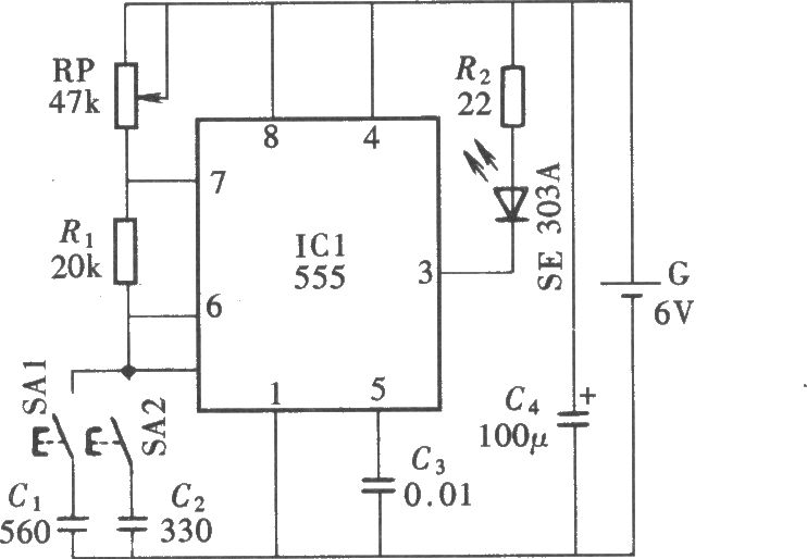 红外线遥控音量电位器(CD4528、CD40193、CD4067)