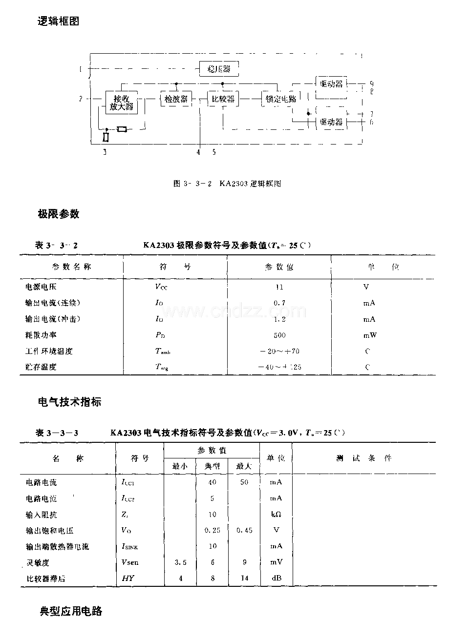 KA2303 (玩具)天線電遙控接收控制調(diào)節(jié)電路