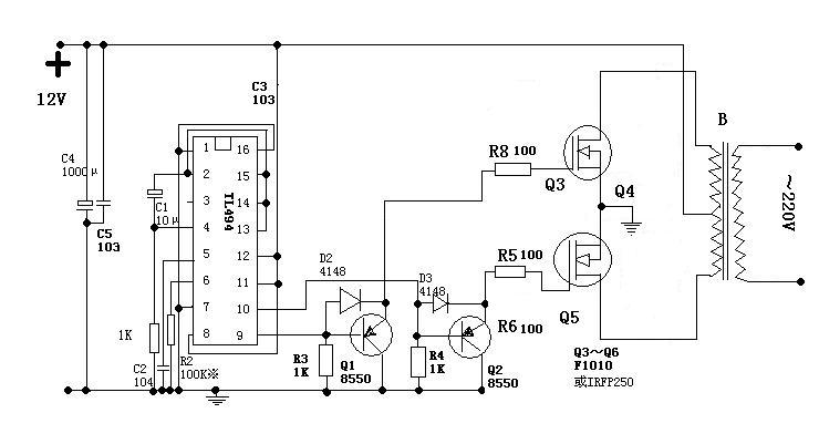 逆变器电路16