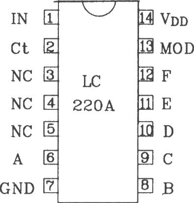 LC219/LC220A構(gòu)成典型的遙控發(fā)射、接收應(yīng)用電路