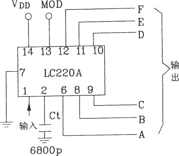 LC219/LC220A構(gòu)成典型的遙控發(fā)射、接收應(yīng)用電路