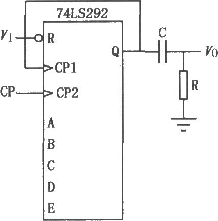 74LS292组成的可编程分频器延时电路