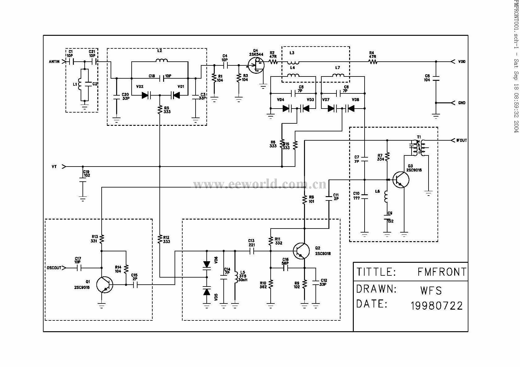 經(jīng)典高頻頭電路