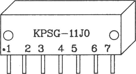 由KPSG-110F0/KPSG-11J0構(gòu)成單路無線電發(fā)射電路圖