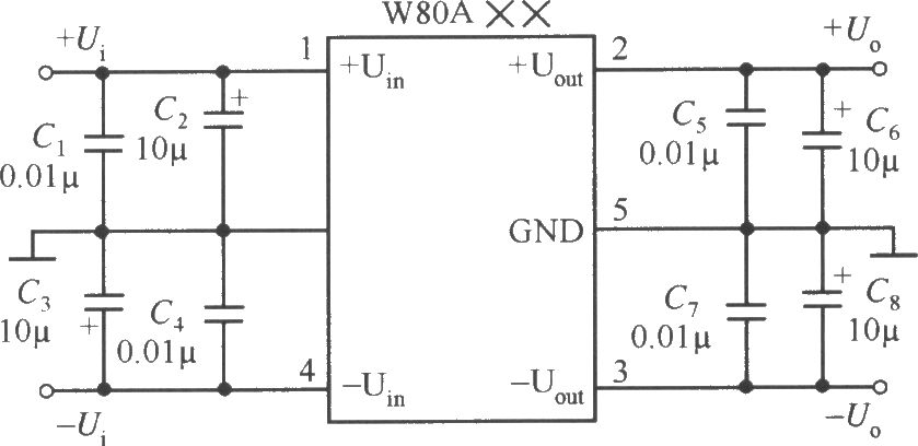 LW80A××的典型應用電路