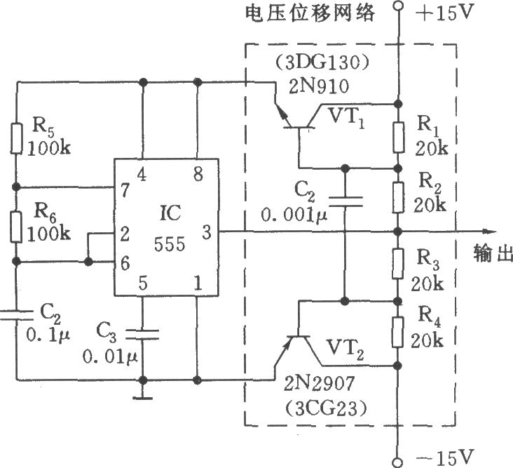 零對稱雙向脈沖波發(fā)生器