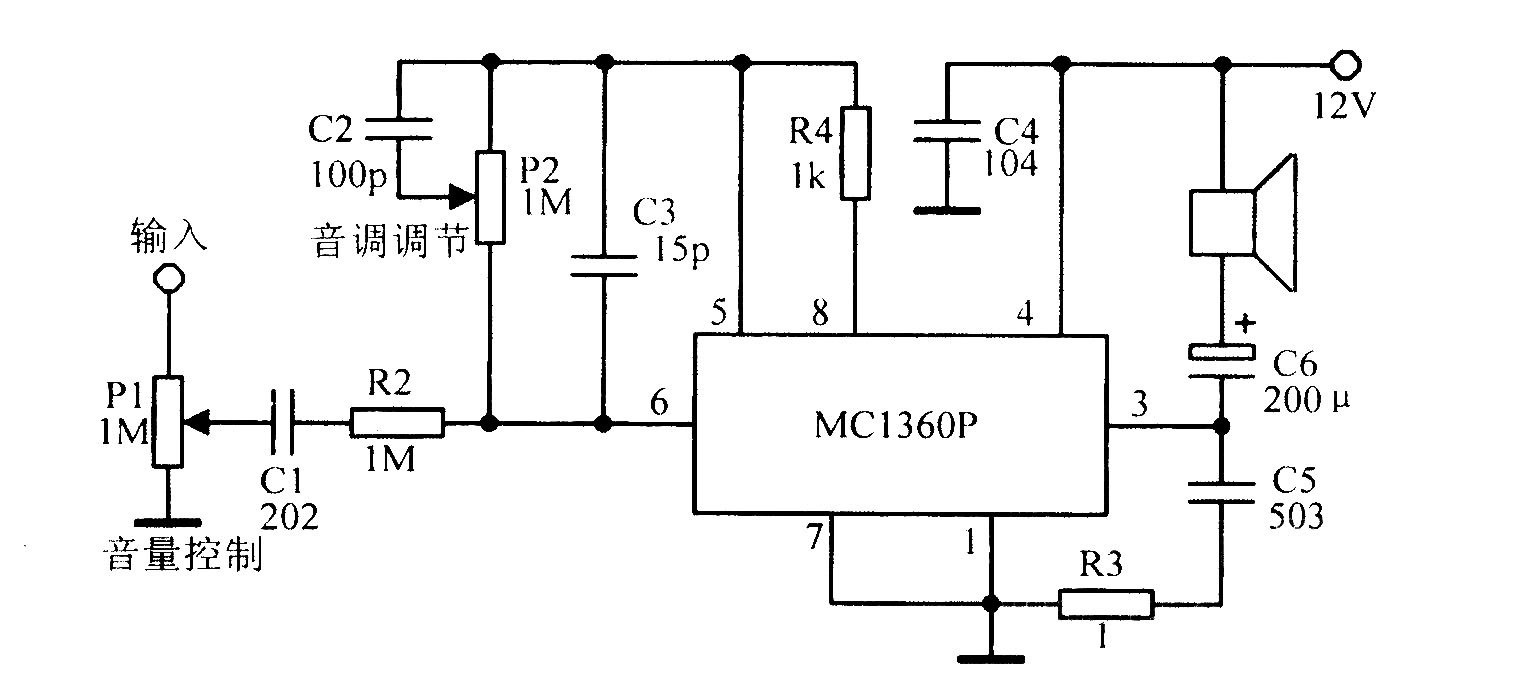 MCl306P音頻功放電路