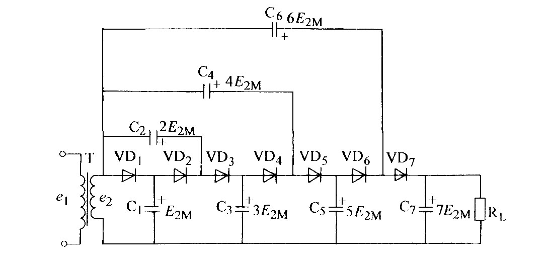 七倍壓整流電路(一)