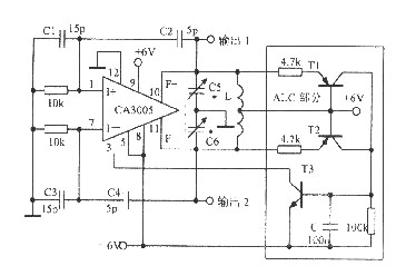 輸出電平自動(dòng)控制的LC振蕩器