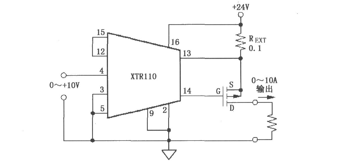 XTR110電壓-電流變換器