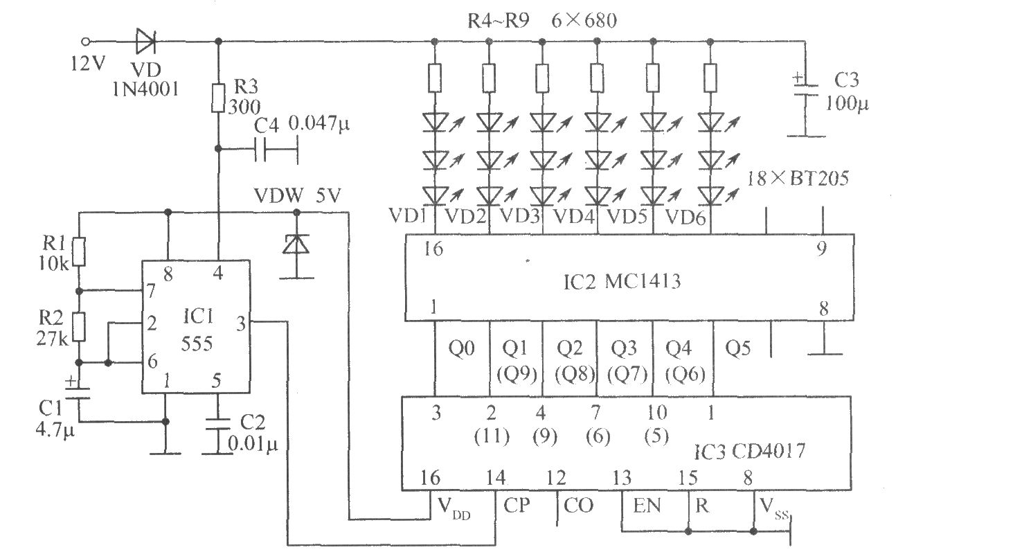 閃爍燈控制電路