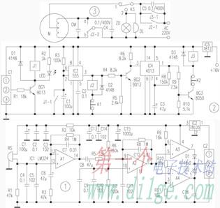 電子自動(dòng)門與報(bào)警器兩用電路