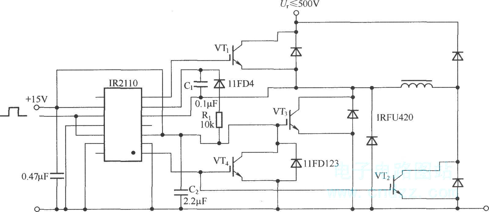 IR2110在雙正激變換器中的應用