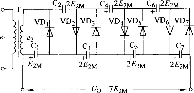 七倍壓整流電路(二)