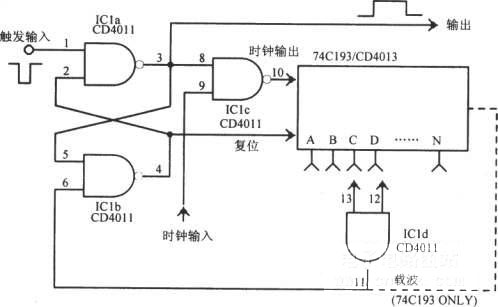 脈沖觸發(fā)的單穩(wěn)態(tài)電路