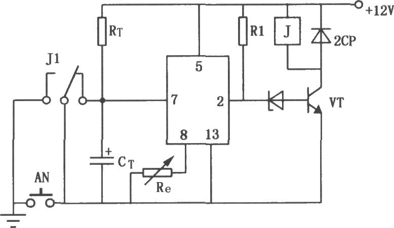 JEC-2組成的限時動作電路