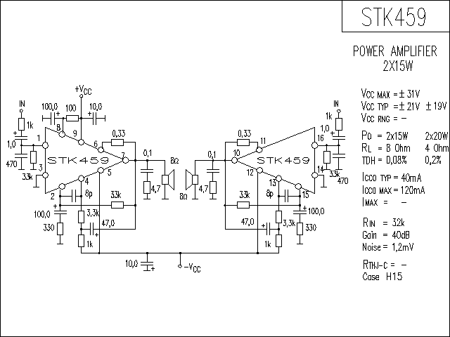 STK459功放电路