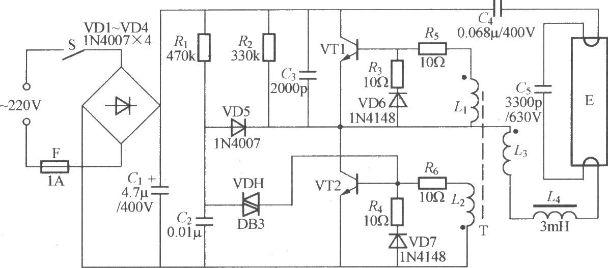 電子節(jié)能燈電路(2)