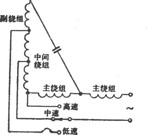 繞組抽頭調(diào)速電路(h型)