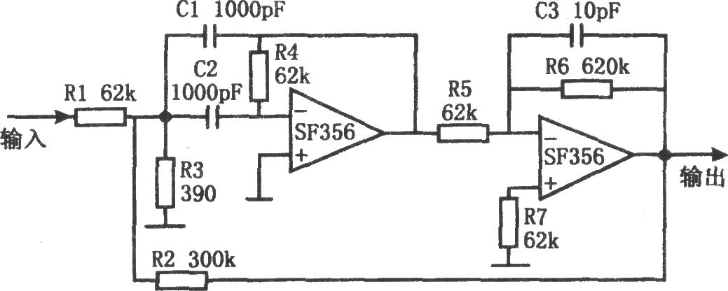 高Q带通滤波器(SF356)