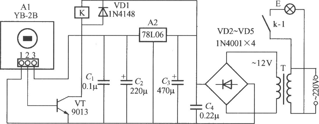 熱釋電紅外感應(yīng)自動(dòng)燈電路(10)