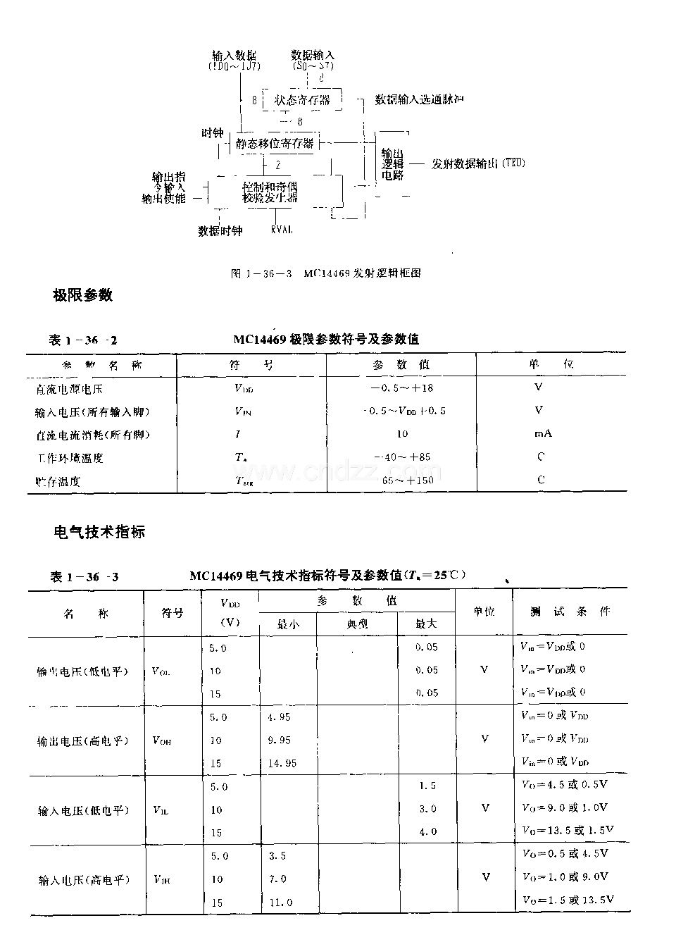 MCl4469(通用)可尋址異步發(fā)射或接收電路