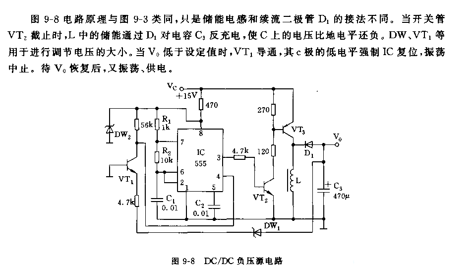 555DC／DC負壓源電路