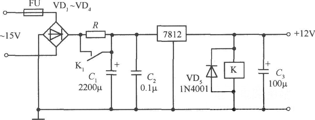 采用繼電器等構(gòu)成的啟動(dòng)電路