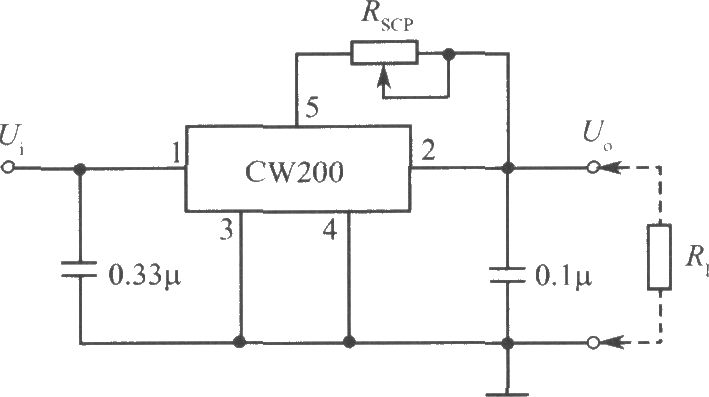 用CW200组成的可调恒流源