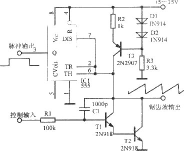 壓控多諧振蕩電路