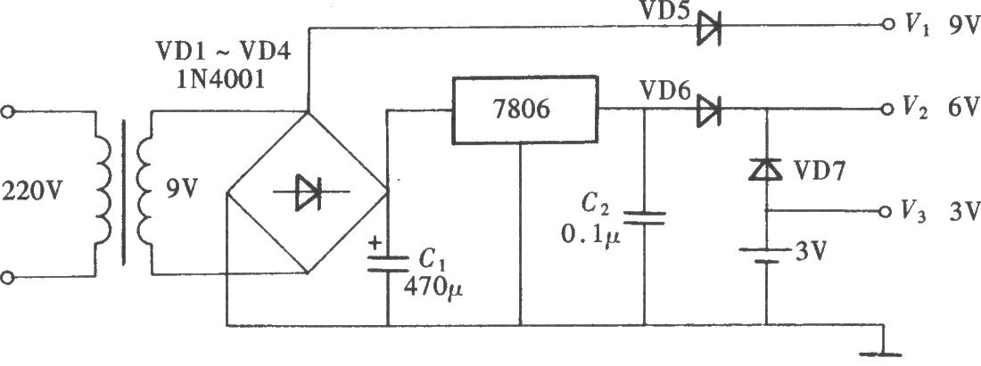 數(shù)字式電子鐘電路(CD4017、CD4518、CD4511)