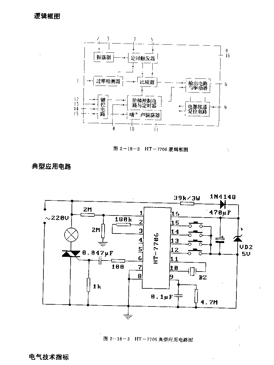 HT一7706 (燈具)燈光控制電略