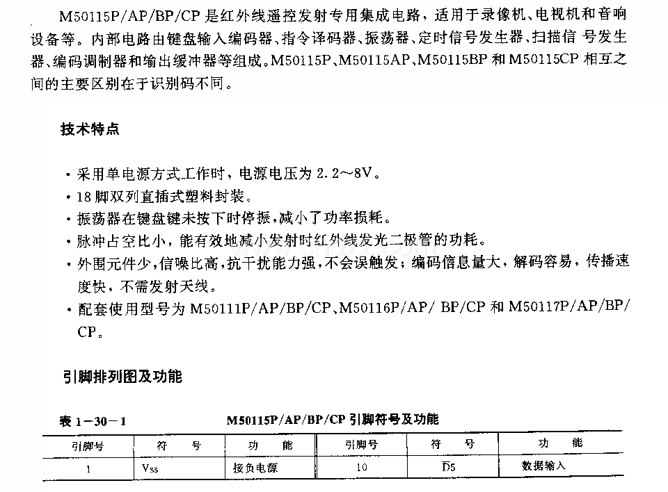 M50U5P／AF／BP／Cp(錄像機(jī)、電視機(jī)和音響設(shè)備)120功能紅外線遙