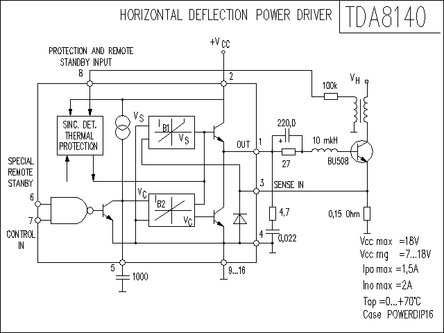 TDA8140功放電路