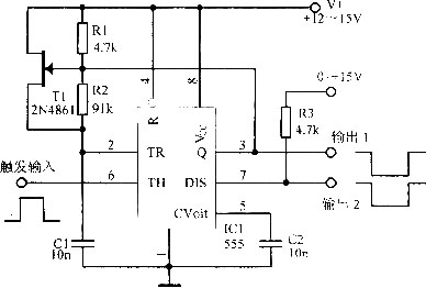 反相單穩態電路