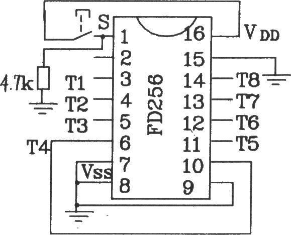 語(yǔ)音合成芯片YYH402應(yīng)的基本電路圖