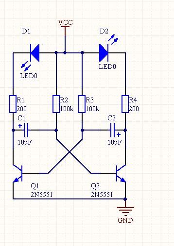 LED閃爍電路