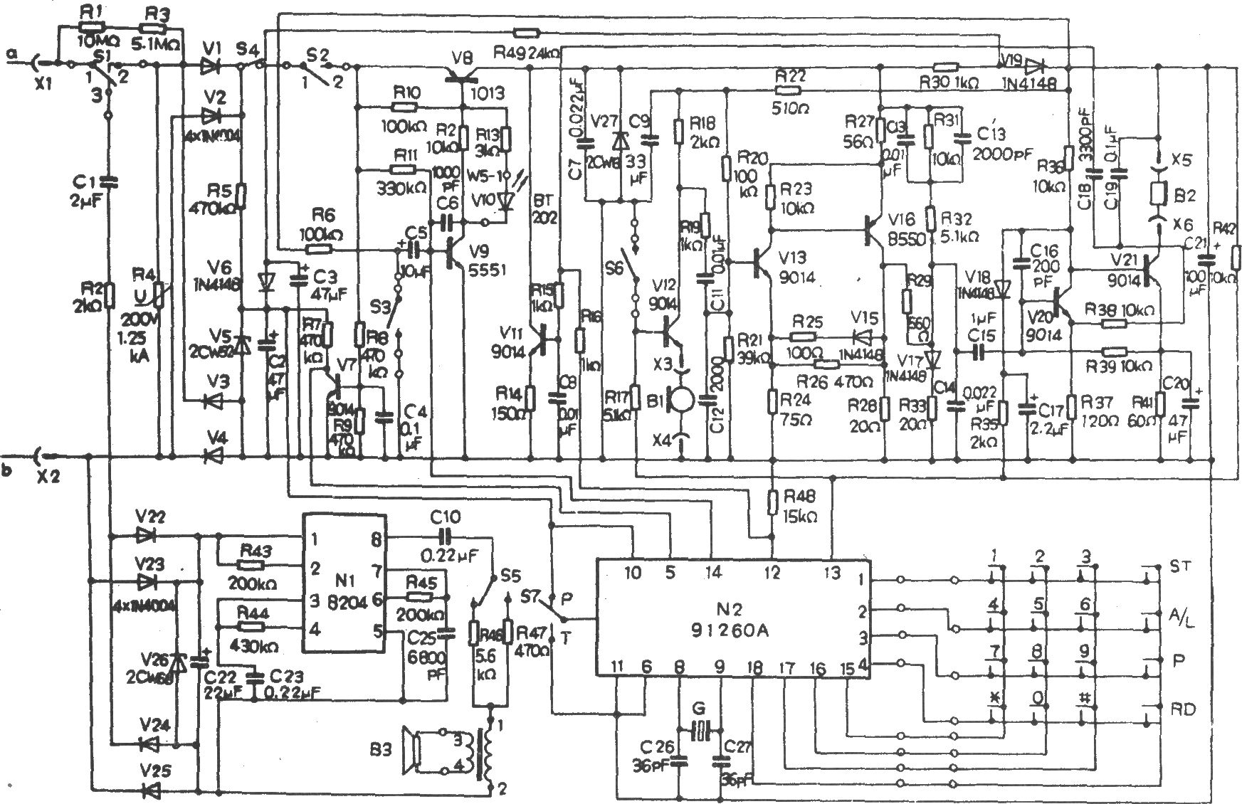 HA34(Ⅳ)P／TS型電話機(jī)