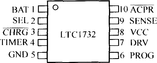 LTC732的引腳排列圖