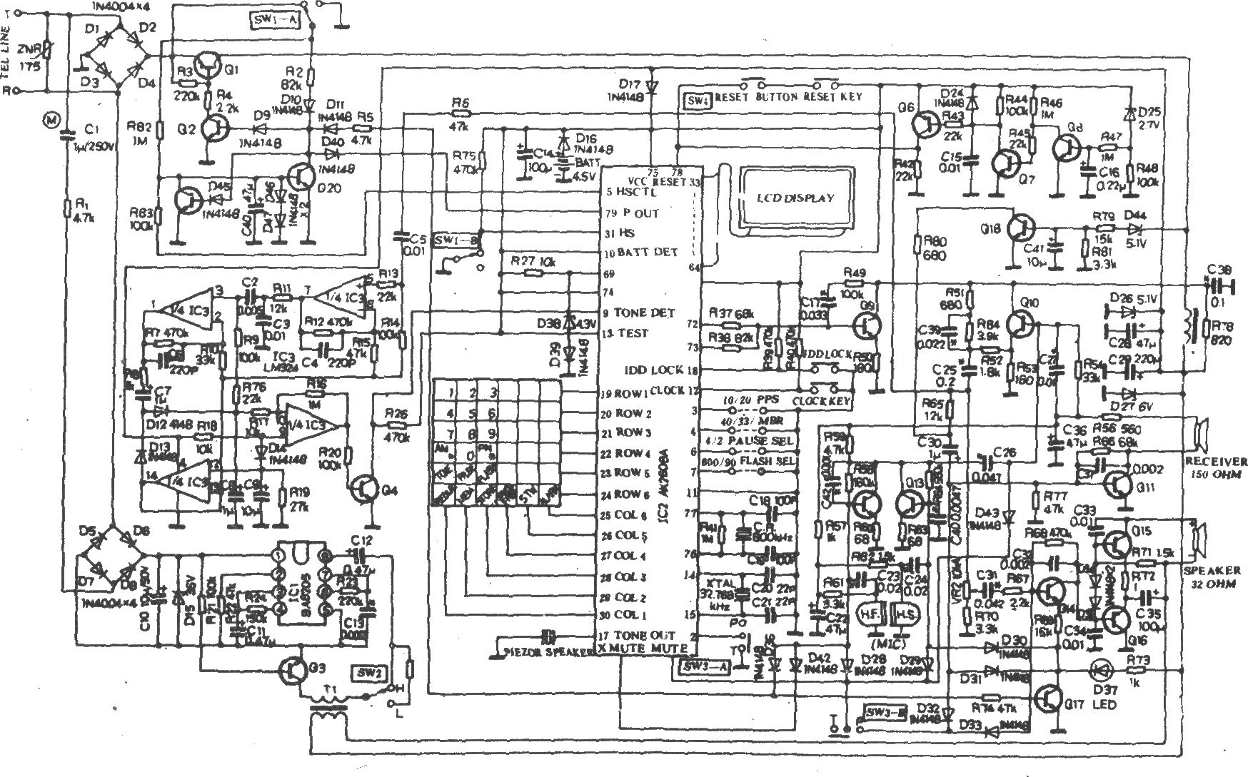 HA30(III)P／TSDL型電話機(jī)