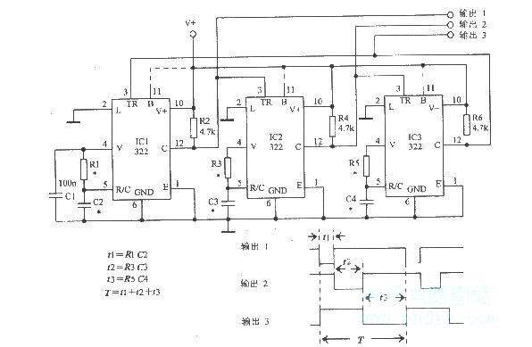 鎖鏈式多諧振蕩電路