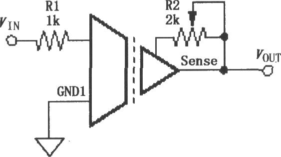 ISO120／121的增益調(diào)節(jié)電路