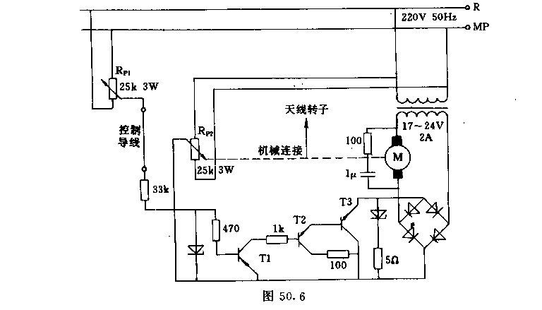 衛(wèi)星接收天線隨動控制電路
