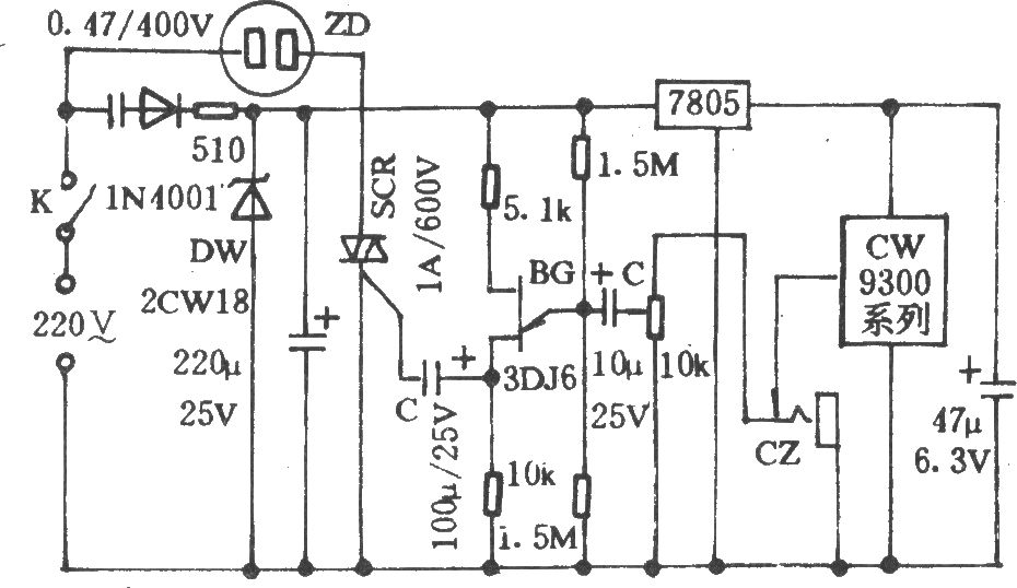 音樂控制電風扇轉(zhuǎn)速電路(一)