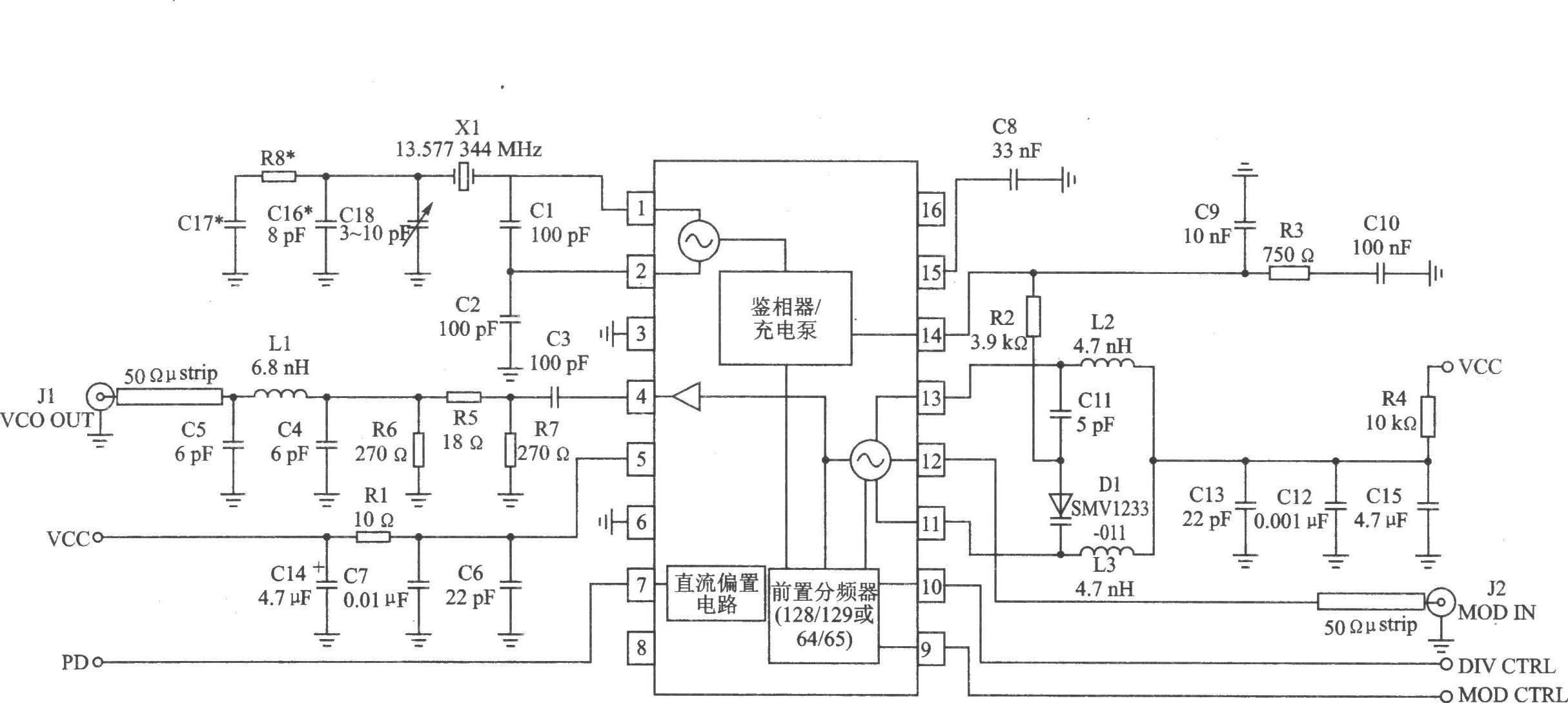 RF2510 FM/FSK 915/868/433 MHz發(fā)射器