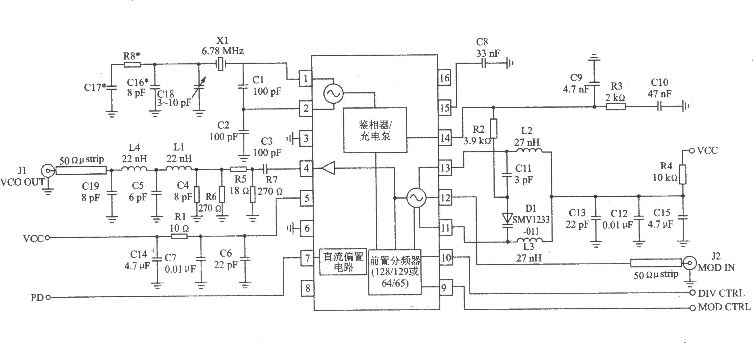 RF2510 FM/FSK 915/868/433 MHz發(fā)射器