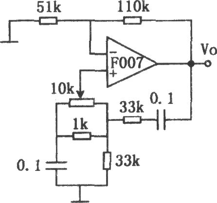 F007構(gòu)成的低成本文氏振蕩器