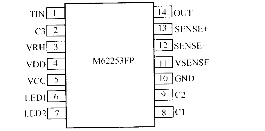 M62253FP充電控制器