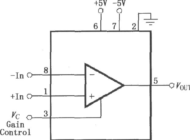 宽带电压控制放大器VCA610